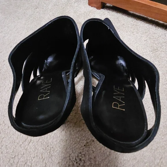 RAYE Black Cutout Heels - Picture 3 of 4